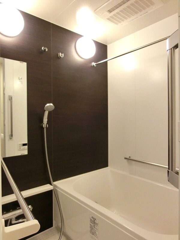 浴室(パークアクシス東上野のバスルームです、追焚、浴室換気乾燥機付)