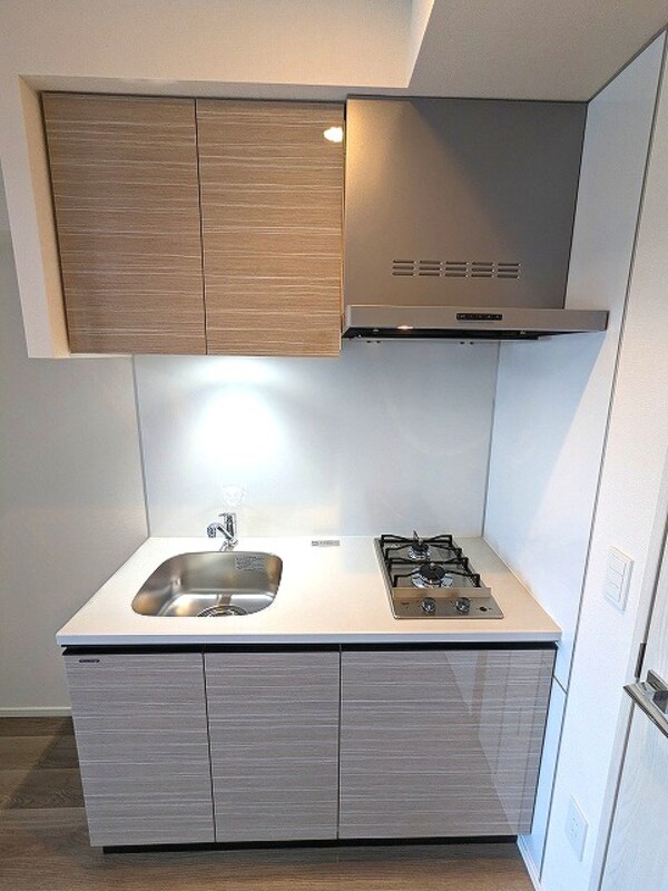 キッチン(ガス２口システムキッチンです)