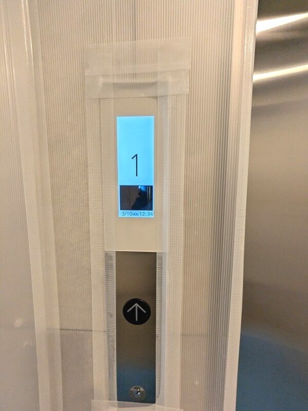 建物設備(防犯モニター付セキュリティエレベーター)