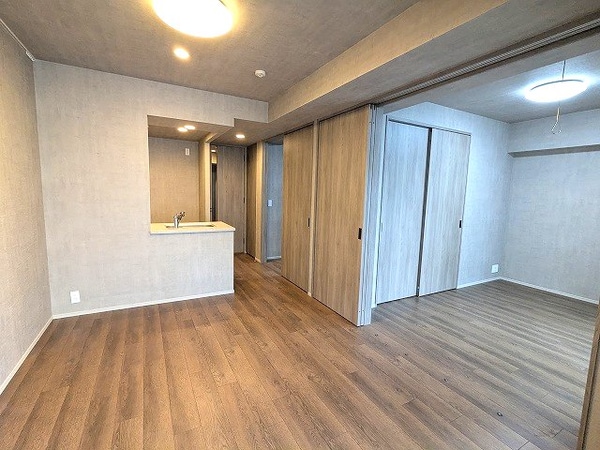 内装他(カウンターキッチン、インターネット無料、リビング各洋室にエア)