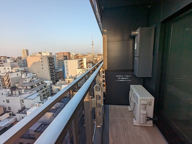 物件内観写真29　(12Fバルコニーからの眺望、上層階からはスカイツリー、隅田川)