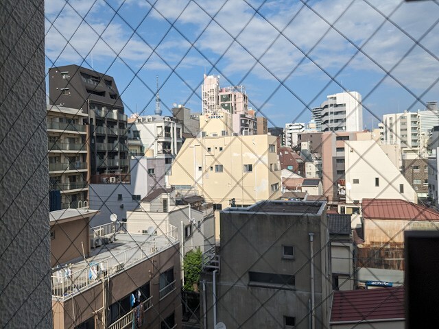 物件内観写真29　(5F、3帖洋室の窓からの眺望です、スカイツリー見えます)