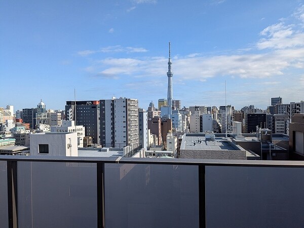 眺望(13F、上層階からはスカイツリー隅田川花火見えます)