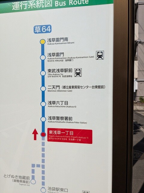 物件内観写真20　(物件の目の前に浅草駅行都バス停あります)