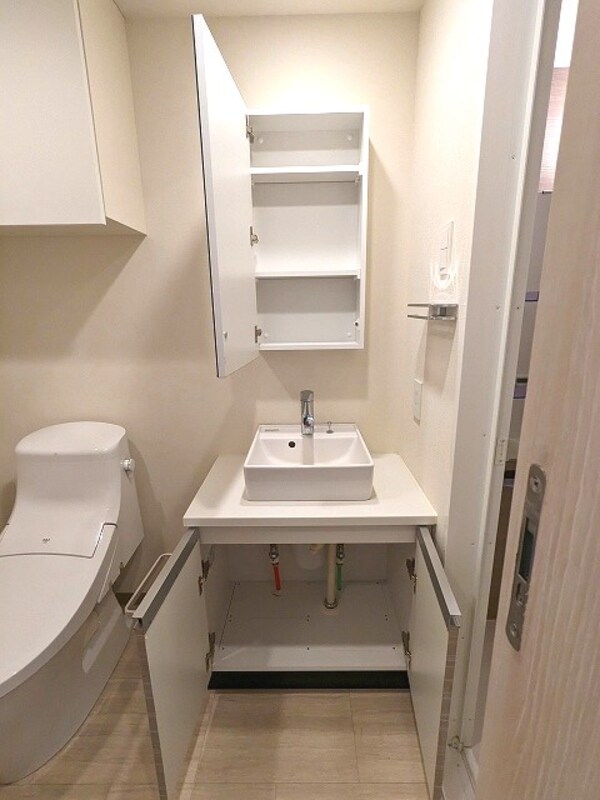 建物設備(ハンドシャワー付き独立洗面台)