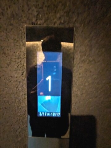 物件内観写真17　(防犯モニター付のセキュリティエレベーターです)