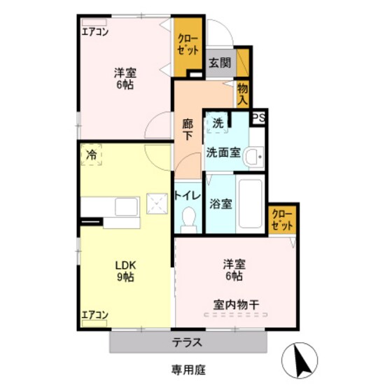 ＣＯＷＺの間取り図
