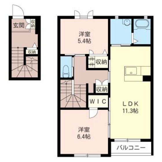ビューグランドの間取り図