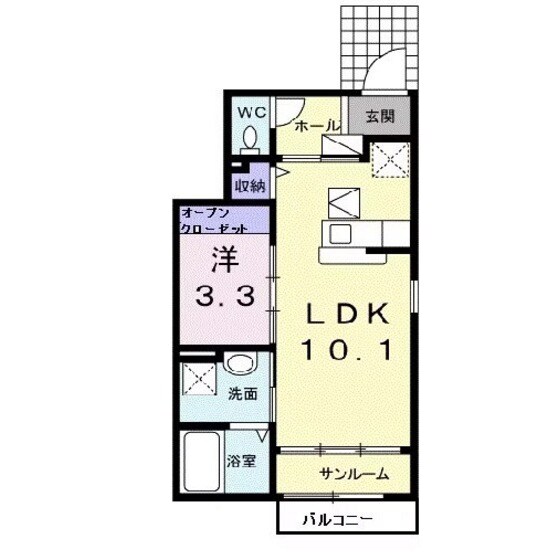 メゾン・トロワ・ド・ジャンコの間取り図