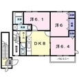 ミレニアムＢの間取図