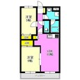 ルミエール中居　壱番館の間取図