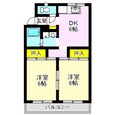 倉栄ハイツの間取図