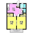 タウンハイツⅠの間取図