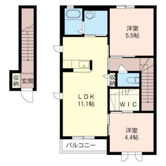 ビエントＡ・Ｂの間取り図