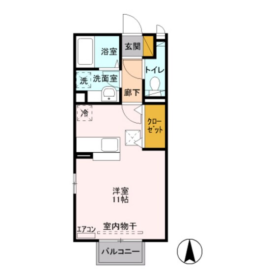 イーストフィールドの間取り図