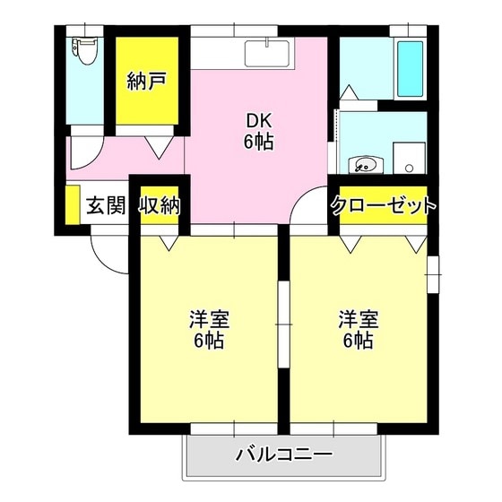 プリムローズ三本木の間取り図