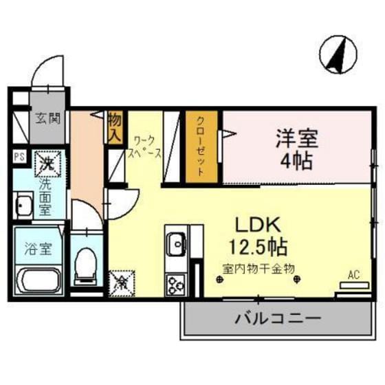 Ｙ’ｓアビタシオン江木の間取り図