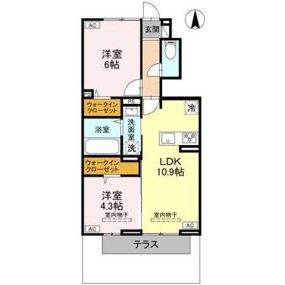 ハイトラストの間取り図