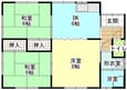 日豊本線 中津駅 1階建 築39年の間取図