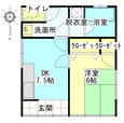日豊本線 吉富駅 1階建 築53年の間取図