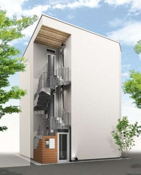 西日暮里新築アポート外観写真