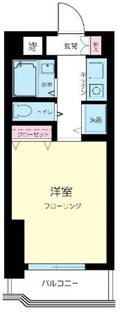 雑色駅 徒歩2分 4階の間取り図