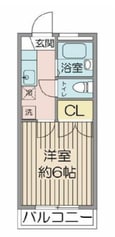都営浅草線 泉岳寺駅 2階建 築28年の間取図