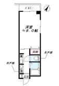 横須賀線 西大井駅 4階建 築32年の間取図