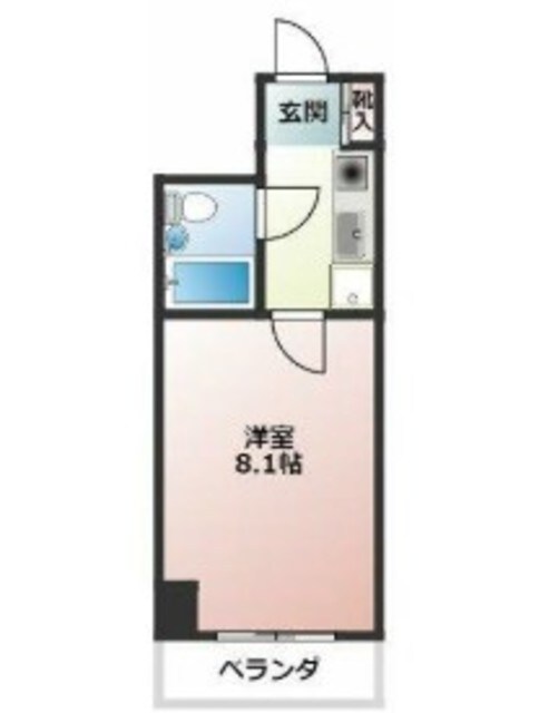 大森駅 徒歩9分 2階の間取り図