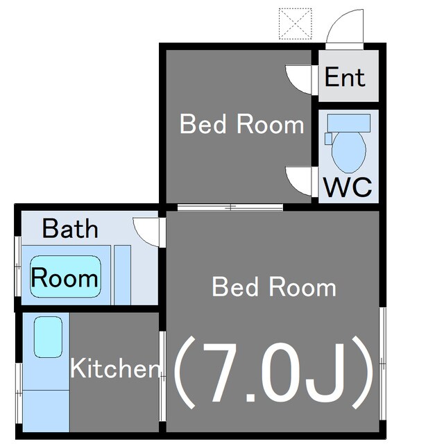 カヤノハウスの間取り図
