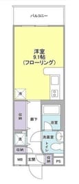 ヴェルデュール本郷　弐番館の間取図