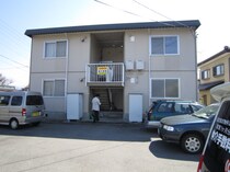 長野電鉄長野線 本郷駅 2階建 築36年の外観写真