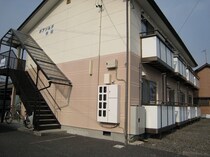 長野電鉄長野線 権堂駅 2階建 築28年の外観写真