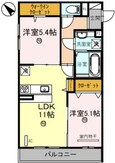 D-room 五反田の間取図