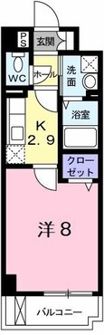 フラット　Ｆの間取図
