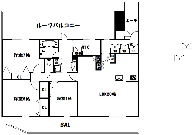 間取図