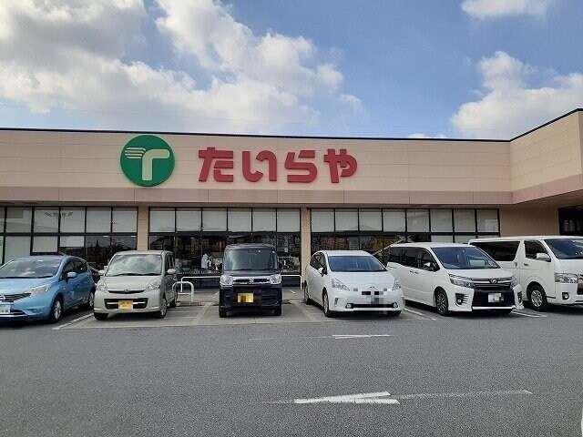 物件外観写真3　(たいらや川田店まで1100m)