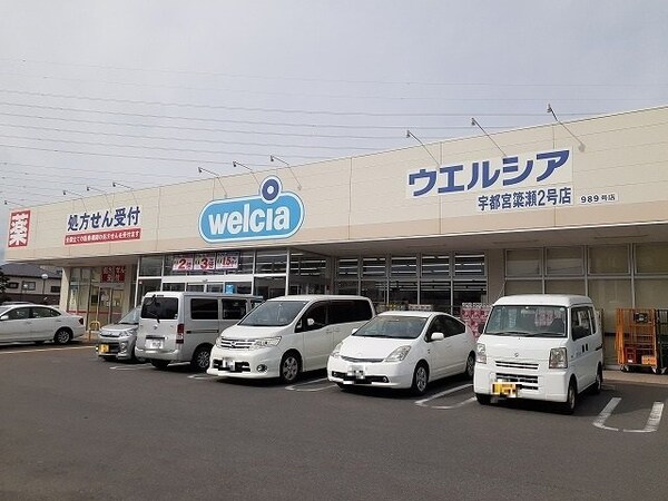 周辺環境(ウエルシア宇都宮簗瀬2号店まで550m)