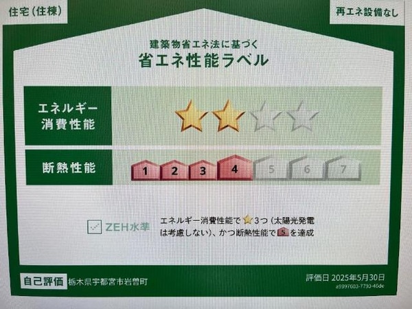 外観(省エネ性能ラベル)