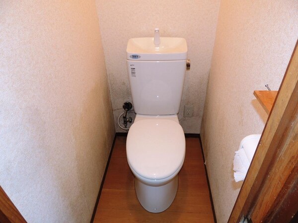 トイレ(水洗タイプのトイレです。※写真は別部屋のものになります。)