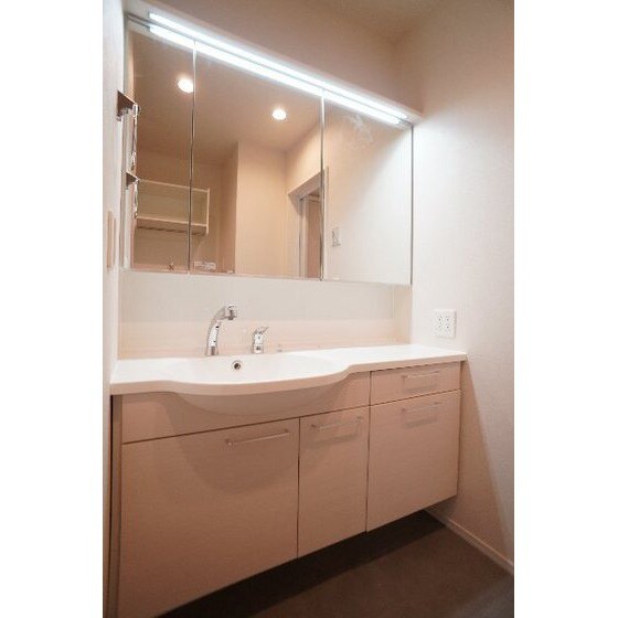 クロッシア前橋南町の洗面所