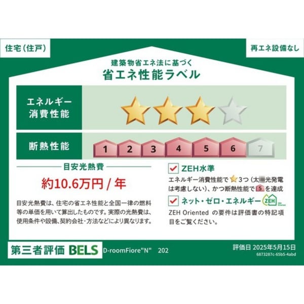 省エネ性能表示ラベル