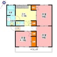ドミールサニー撫養の間取図