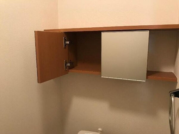 居室(ペーパーなども置けるトイレ棚)