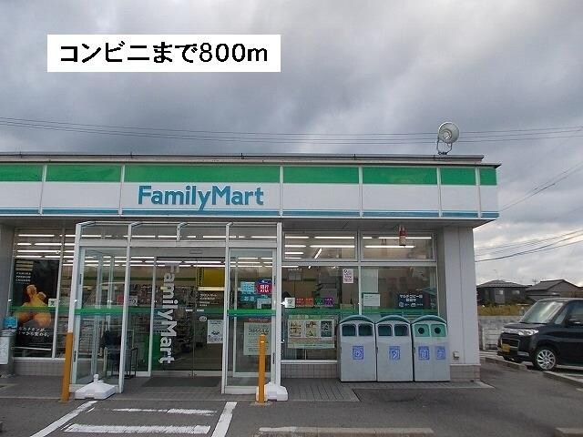 物件外観写真2　(ファミリーマートまで800m)