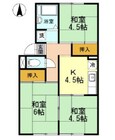 プレジール花尻　A棟の間取図
