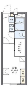 レオパレス光ヒルズの間取図