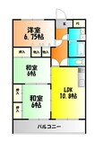 桃の里マンションの間取図