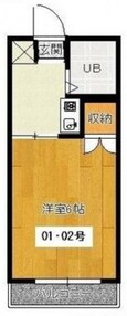 エバンス津島の間取図