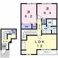 メゾンフレーズＢの間取図